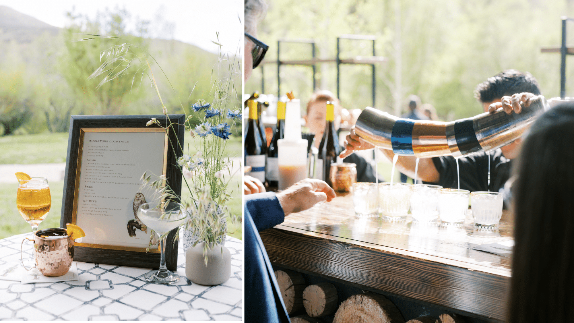 drinks, cocktails, fancy pour, multiple cocktails